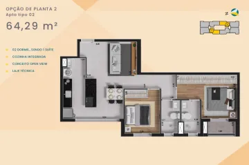 imagem 3 - APARTAMENTO 2 DORMITÓRIOS NO INSIDE - LAZER COMPLETO imagem 3 - APARTAMENTO 2 DORMITÓRIOS NO INSIDE - LAZER COMPLETO